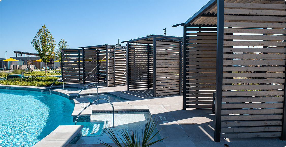 Private Cabanas on Mozaic's Lazy River