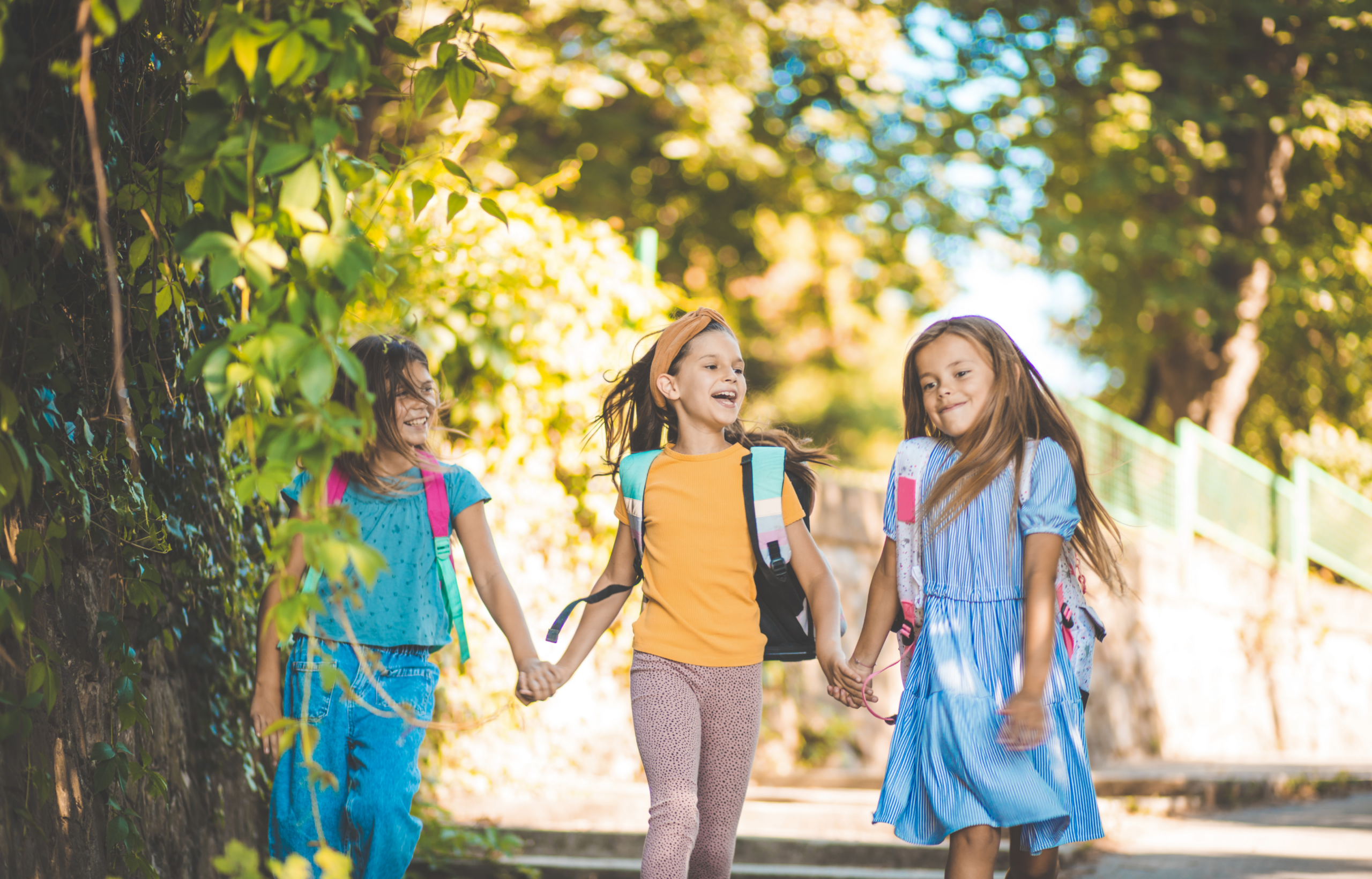 Heading to school at Mosaic in Celina, Texas, a master-planned community served by the top-rated Prosper ISD.